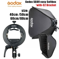 Godox SGUV Softbox with S2 Bracket for Camera Flash Speedlite V100 V1Pro V1 V860III  TT685II TT600 A