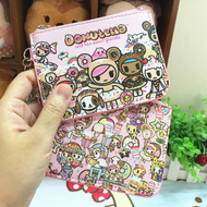 (Many Designs) Zipper Coin Purse Wallet / Cartoon Credit Card Name Card Pouch &amp; Ezlink ID Travel Card Holder with Keychain Key Ring (No Lanyard) #Tokidoki #Unicorn