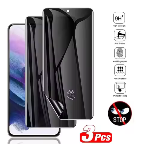 3Pcs For Privacy Hydrogel Film Xiaomi Redmi Note 13 4G Screen Redmi Note 13 Pro 5G Without Fingerpri