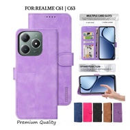 Premium Quality Wilo Case Realme C61 | C63 Flip Case Wallet Luxury Style With Card Slot