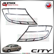 [CHROME] Honda City SEL 2003-2005 ABS Plastic Rear Tail Lamp Garnish Moulding Cover Trim Car Accesso