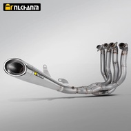 Kawasaki NINJA H2 H2R motorcycle exhaust NlkHanm titanium alloy full section modification for H2 H2R