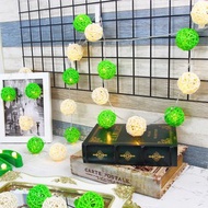 創意燈飾 籐球燈串 插座款 青青草原 長度3M LED氣氛燈 聖誕節