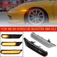LED Side Marker Dynamic Turn Signal Lights For Porsche Boxster 986 996 911 Turbo Carrera 4/S/4S Targ