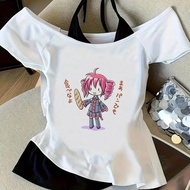 Kasane Teto Cropped Top - Grunge Fashion for Ladies