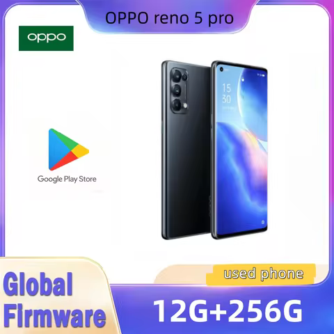 OPPO Reno5 Pro Full Screen Ultra Thin Body Dual SIM Card Large Battery Capacity Global Firmware Used