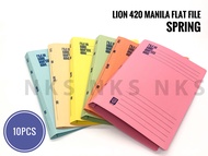 LION 420 UK SPRING PAPER FILE (10PCS)