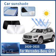Car Front Windshield For Mercedes-Benz GLB 2020~2025 Sunshade Windshield Sun Protection Heat Cover S
