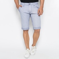 LGS - Celana Casual - Celana Pendek Chinos - Biru - Regular Fit - CSS.411.031.375.2.C