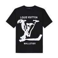 Lv malletier reflective logo T-Shirt