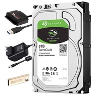 Fantom Drives FD 6TB Internal Hard Drive Upgrade Kit with Seagate Barracuda ST6000DM003, 5400RPM, 25