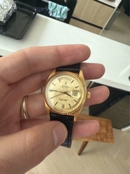 For Sale: Rolex Day-Date 1803 – Linen Champagne Dial (1970)