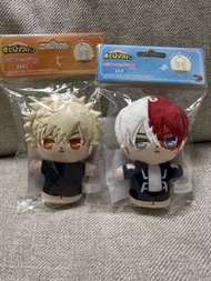 《我的英雄學院 》 爆豪勝己 & 轟焦凍 毛公仔 。小挂件｜日本正版｜我英