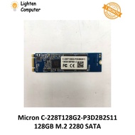 【USED】 MICRON C-228T128G2-P3D2B2S11 128GB M.2 2280 SATA SSD | Solid State Drive | Up to 550MB/s Read