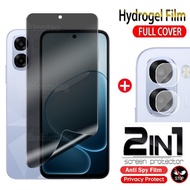 2 in 1 Privacy Soft Hydrogel Screen Front Film For Oppo A 6 A6 t Pro A6t A6tPro A6X A6S A6C A6i A6Pr