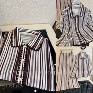 [READY] High-quality soft pajamas set with 2 plaid bow ties for luxury home, going out, going to the