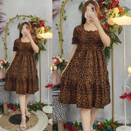 Dress Voxy Smoke Depan Motif