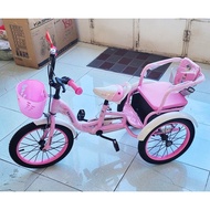 Kids Double Stroller Baby Bicycle Kids Tricycle 2 Years Old 3 Years Old 6 Children Bicycle with Buck