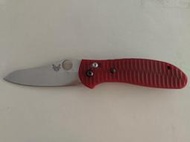 美國 BENCHMADE GRIPTILIAN 550-1 軸鎖折刀 紅色 G10 柄