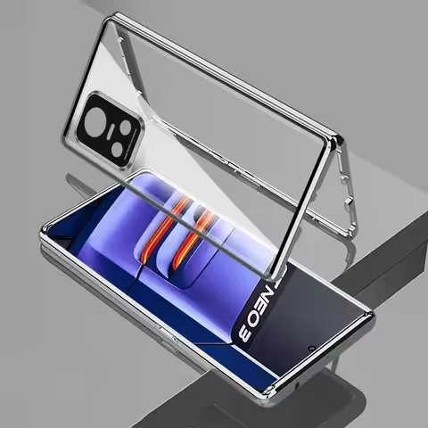 360 Full Case For Oppo Reno 10 5G 10Pro 5G Case Double Sided Magnetic Adsorption Tempering Glass Pro