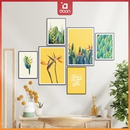 Mirror Wall Painting 6 panels, Fomex 5mm - Tropical Decoration for Shops, Shops, Homes