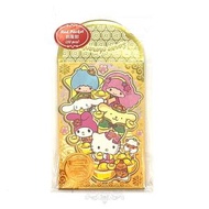 SANRIO CHARACTERS 港版 2025 蛇年 賀年 金色造型 利是封 10個裝 紅封包 紅包 壓歲錢 新年 8.2X12CM