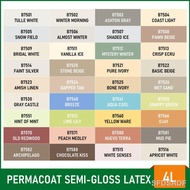 ✠✣⊕Boysen Permacoat Semi-Gloss Acrylic Latex Paint - 4L (For Concrete &amp; Stone Surfaces)