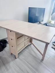 IKEA 摺枱連儲物櫃
