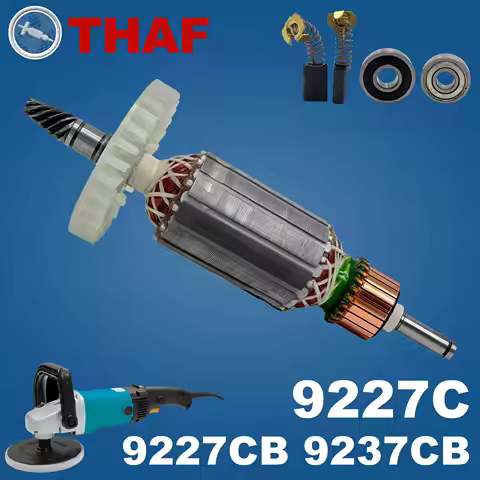 AC 220V 240V 9227C 9227CB 9237CB 9227 Armature Rotor For MAKITA Polisher Spare Parts Polishing Machi
