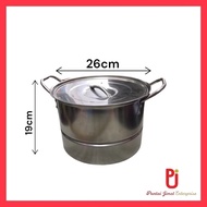 26CM 28CM 30CM PERIUK TINGGI Stainless Steel STOCK POT/Stockpot/periuk kukus/TALL POT STAINLESS STEE