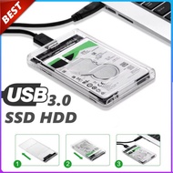 2.5 inch USB3.0 to SATA3.0 External Hard Drive Enclosure Hard Disk Storage Box with SATA to USB Connector Cable Support UASP