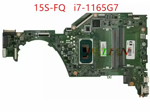 Mother Board DA0P5HMB8E0 For HP 15S-FQ Laptop Motherboard W/ i7-1165G7 M16465-601 In Good Condition