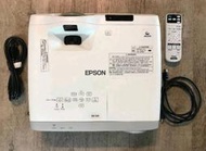 EPSON EB-530短焦投影機 3200流明 HDMI 可側投 實測手機平板可無線投影 Switch及Netfil