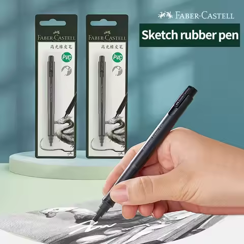 Faber-Castell Eraser Retractable Automatic Pencil Rubber High Precision Pencil Eraser Correction Too