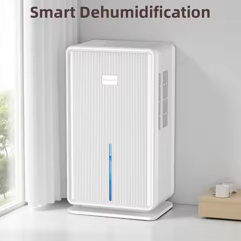 Home Dehumidifier, 750 Sq. ft. Bathroom Dehumidifier, 100 oz Dehumidifier, 7 Colors Night Light, Aut