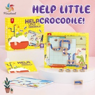 Pinwheel Help Little Crocodile บอร์ดเกม ช่วยจระเข้ต่อท่อประปา (สำหรับ4ปี+)