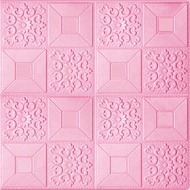 PROMO10 LEMBAR!! Wallpaper Dinding Foam 3D Embosed Model Batik Foam BEST SELLER PREMIUM