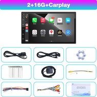 7นิ้วหน้าจอ IPS Android12เครื่องเสียงรถยนต์วิดีโอออก4กรัม[2G + 32G]กรัม2Din Autoradio WIFI GPS CarPl