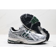 New Balance NB 1906R fashionable wear-resistant running shoes silver green M1906REU