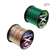 Castking Mega X Monofilament Fishing Line (20lbs/30lbs/40lbs/50lbs/60lbs) (Green/Multicoloured)