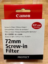 Canon 72mm 全新保護鏡