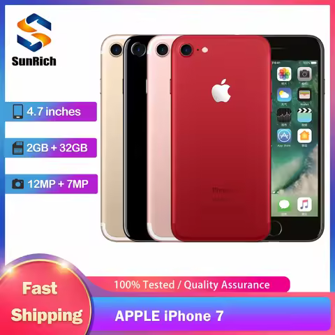 Apple iPhone 7 4G LTE Cell Phone 4.7'' Retina 32GB/128GB/256GB ROM Fingerprint A10 Fusion Chip Quad