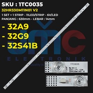 Backlight TV TCL 32 Inch 32A9 32G9 32S41B 32S11 11*1-B02 32HR330M11N01 V2