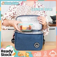 Lunch Bag，Thickened Large Capacity Lunch Bag Reusable Thermal Lunch Box Pack Portable Bento Bag Cooling Bear Picnic Insulated Bags Letter Fresh Cooler Bags Lunch Storage Handbags Outdoor Picnic Bag Korean Lunch Box