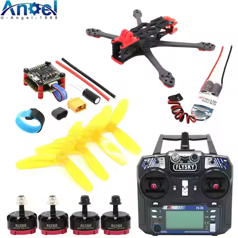 5Inch 250mm 5" FPV Drone Kit with 2206 2300KV Motor 45A 4in1 ESC F4 V3S Plus FC for APEX DC HD FPV F