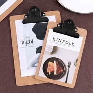 [Ready Stock] Antique Wooden Board Folder a4 Writing Backing Board A5 Restaurant Wine Menu Folder a6