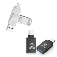 256GB Photo-Stick-iPhone-15-Flash-Drive USB to USB C Male Adapter for iPhone 15/15 Plus/15 Pro/15 Pr