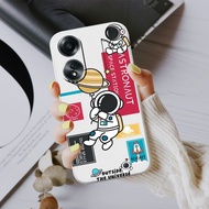 HP Oppo A58 4G Case - Oppo A58 4G PRO CAMERA SOFTCASE - FULL MOTIF - ASTRONAUT - Oppo A58 4G Cellpho