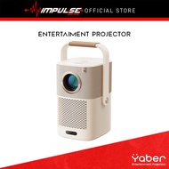 Yaber Portable T2 Plus with WiFi 6 and Bluetooth, Native 1080P Smart Movie Portable Projector