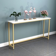 Wrought Iron Golden Hallway Table Wall Table Scandinavian Modern Minimalist Corridor Console Accessi